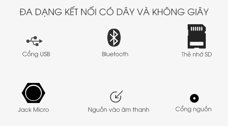 Loa điện Karaoke SuYang X-138 850 W - Kết nối Loa điện Karaoke SuYang X-138 850 W - Kết nối
