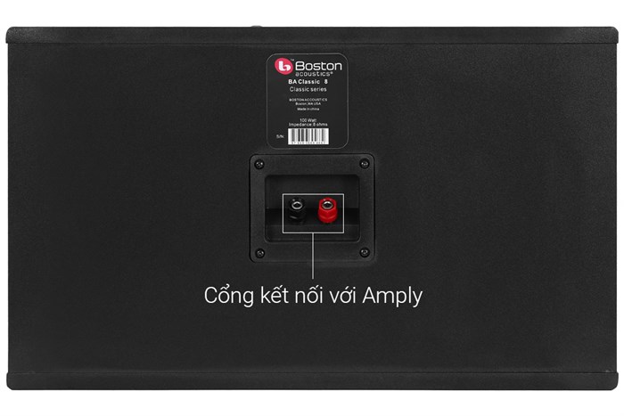 Cặp loa karaoke Boston Acoustic Classic 8 200W Màu Trắng - Đen