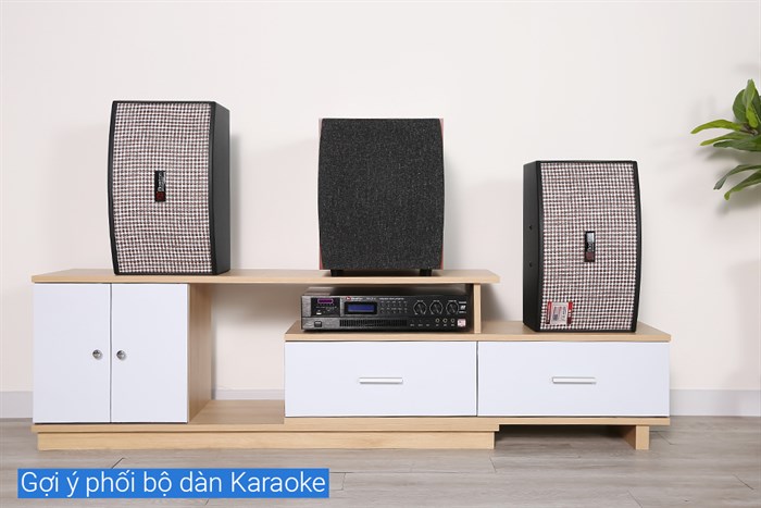 Cặp loa karaoke Boston Acoustic Classic 8 200W Màu Trắng - Đen