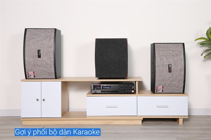 Cặp loa karaoke Boston Acoustic Classic 10 300W Màu Trắng - Đen