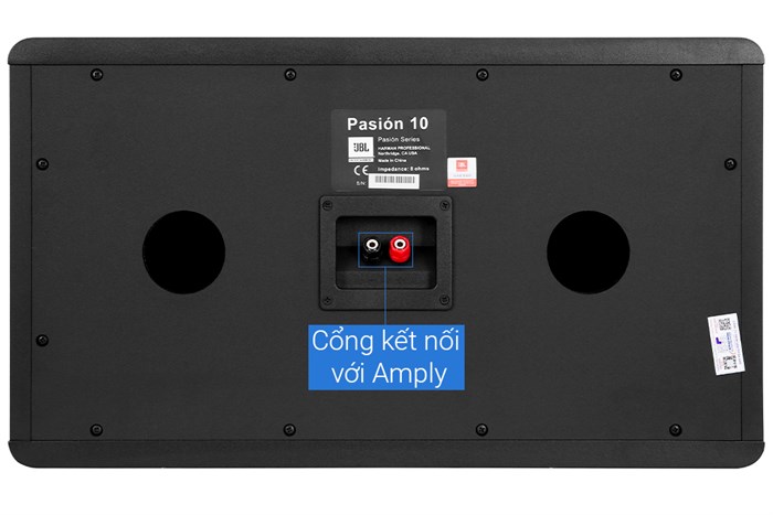 Cặp loa karaoke JBL Pasion 10 400W Màu Đen - Vàng đồng