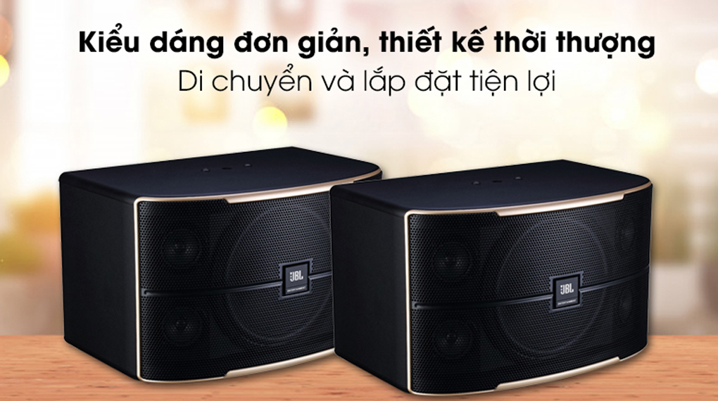 Cặp loa karaoke JBL Pasion 10 400W - Kiểu dáng thời thượng, dễ lắp đặt và di chuyển