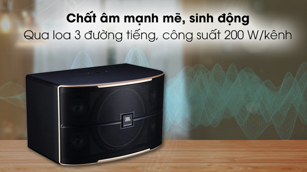 Cặp loa karaoke JBL Pasion 10 400W - Tổng công suất 400W, phù hợp căn phòng trên 50m2