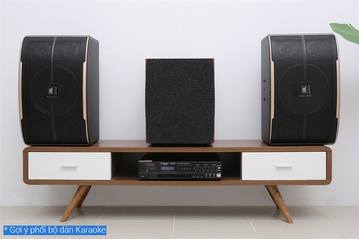 Cặp loa karaoke JBL Pasion 12 500W Màu Đen - Vàng đồng