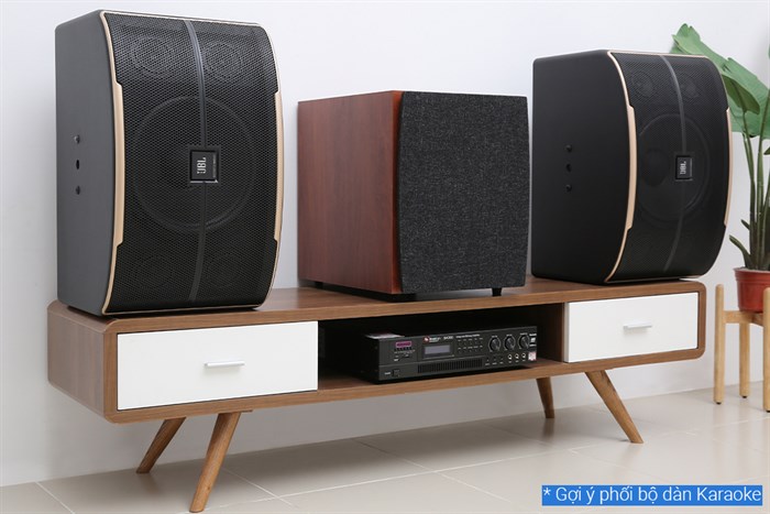 Cặp loa karaoke JBL Pasion 12 500W Màu Đen - Vàng đồng