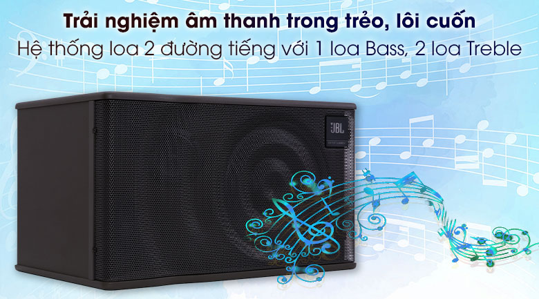 Âm thanh sống động - Cặp Loa Karaoke JBL MK 10