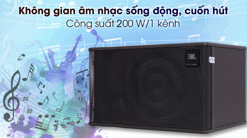 Cặp loa karaoke JBL MK 10 400W - Tổng công suất 400W phù hợp căn phòng trên 50m2 cho chất lượng âm thanh mạnh mẽ