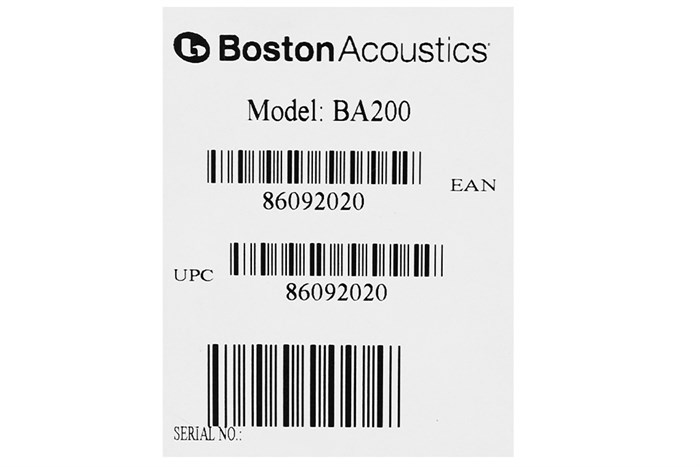 Amply Boston Acoustics BA200 400W Màu Đen
