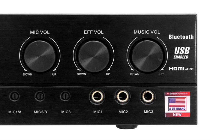 Amply Boston Acoustics BA200 400W Màu Đen