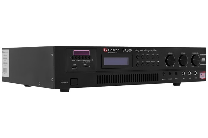 Amply Karaoke Boston Acoustics BA300 Màu Đen