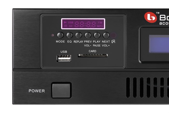 Amply Karaoke Boston Acoustics BA300 Màu Đen