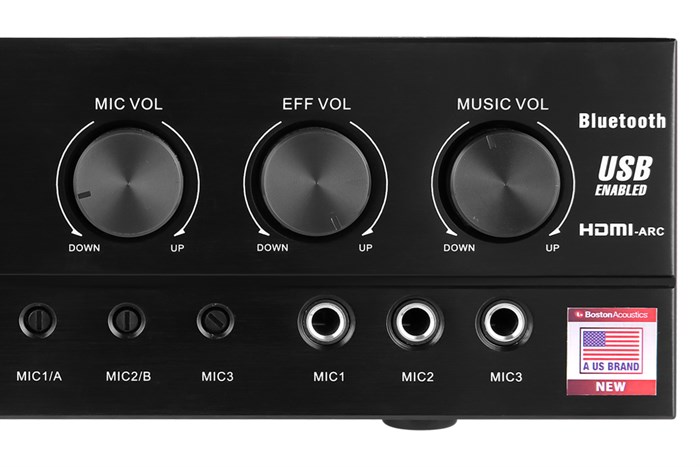 Amply Karaoke Boston Acoustics BA300 Màu Đen