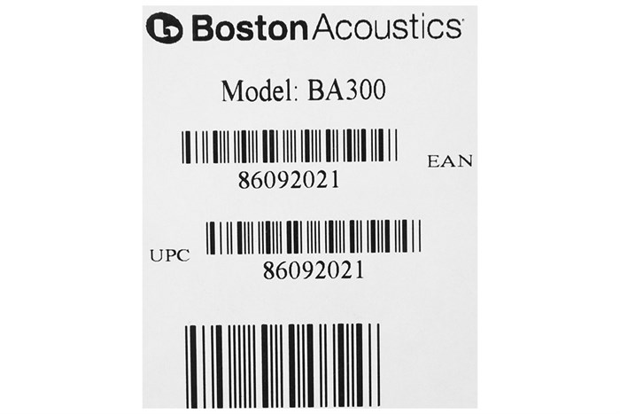 Amply Karaoke Boston Acoustics BA300 Màu Đen
