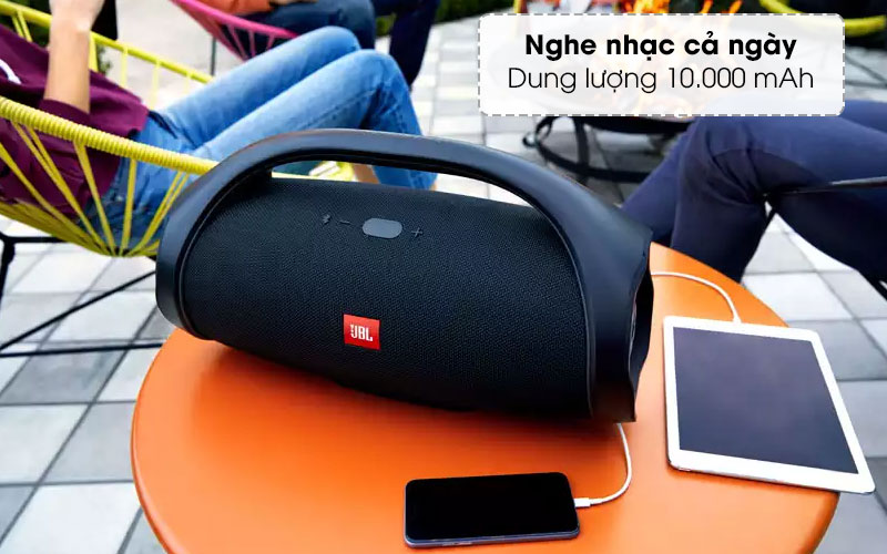 Loa Bluetooth JBL Boombox 2 Đen - pin