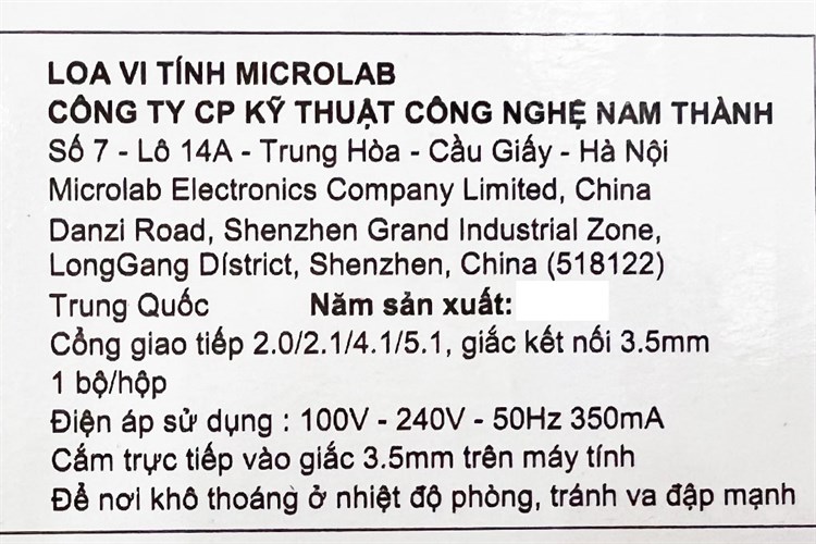 Loa vi tính Bluetooth Microlab M118BT Đen Màu Đen