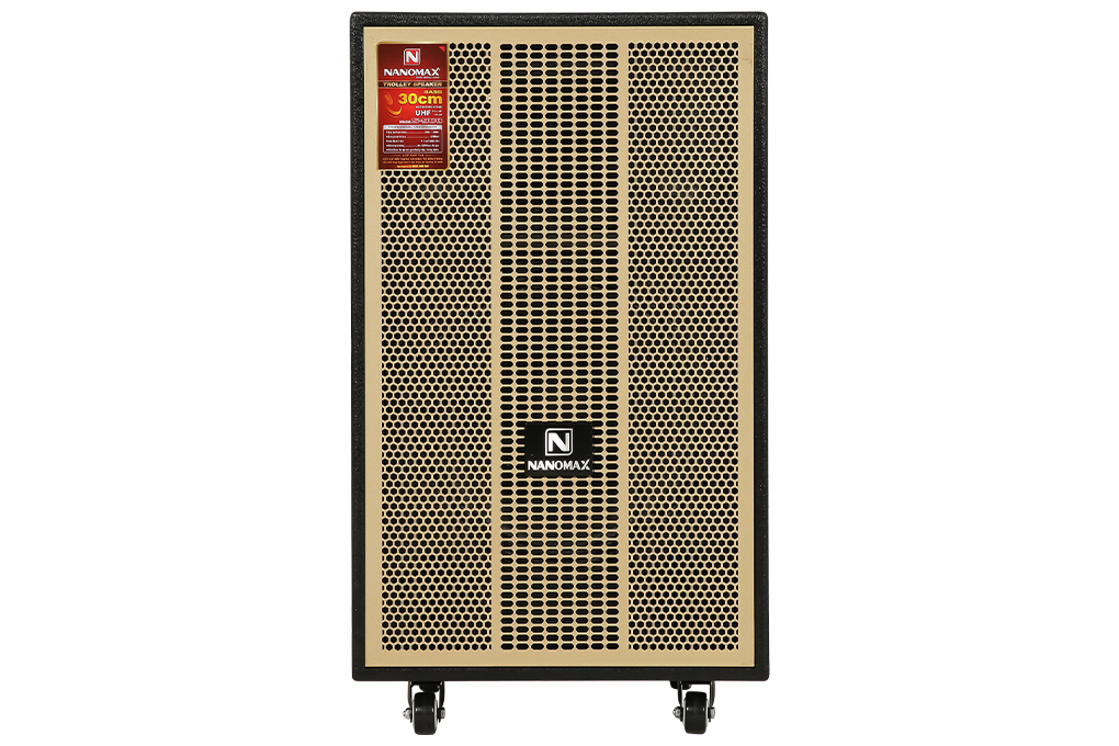 Loa kéo karaoke Nanomax S-900 420W Màu Đen - Vàng