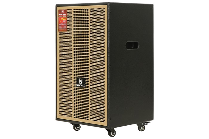 Loa kéo karaoke Nanomax S-900 420W Màu Đen - Vàng