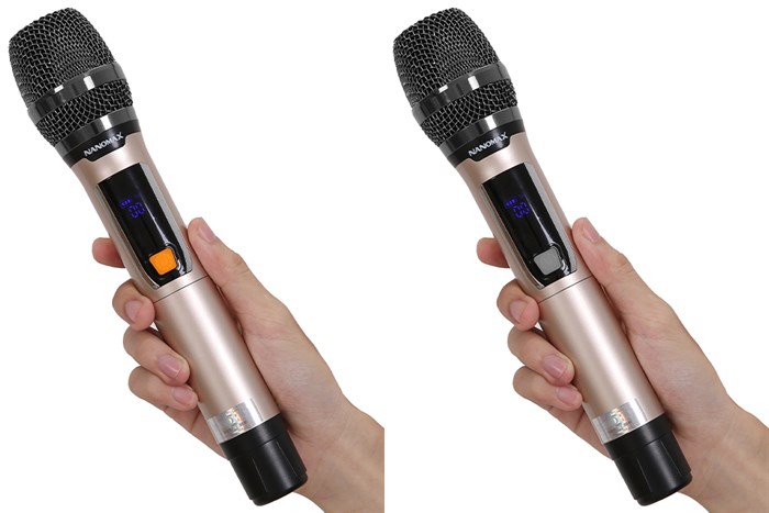 Loa kéo karaoke Nanomax S-900 420W Màu Đen - Vàng
