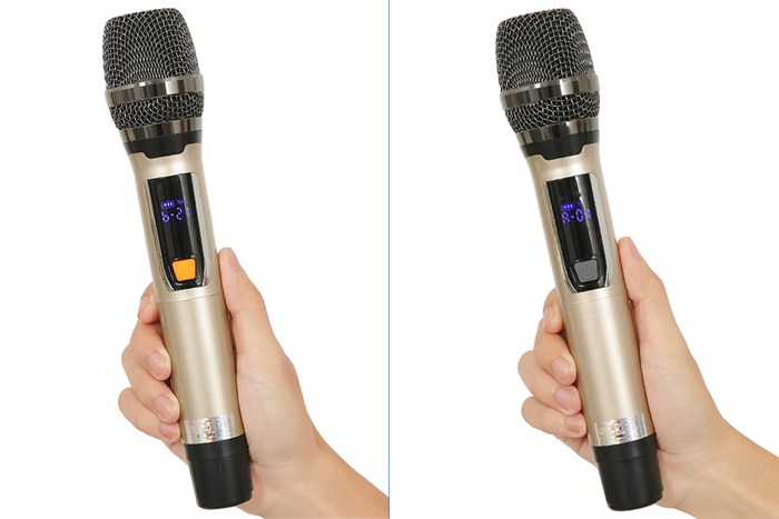 Loa kéo karaoke Nanomax S-900 420W Màu Đen - Vàng