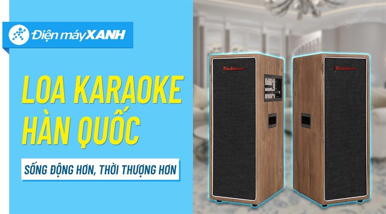 Cặp loa điện karaoke BlackHammer BH-408 400W