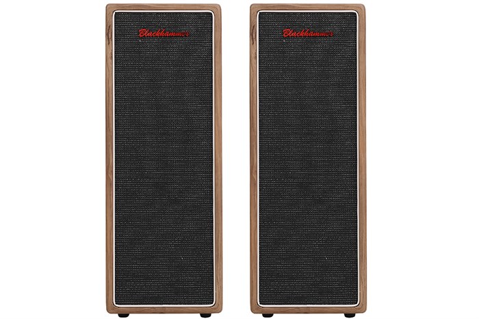 Cặp loa điện karaoke BlackHammer BH-408 400W Màu Đen - Vàng