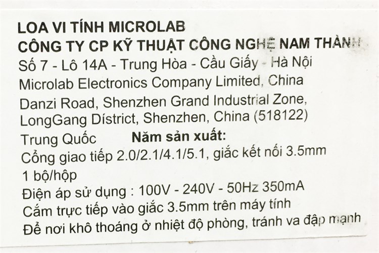 Loa vi tính Bluetooth Microlab M600BT Đen Màu Đen