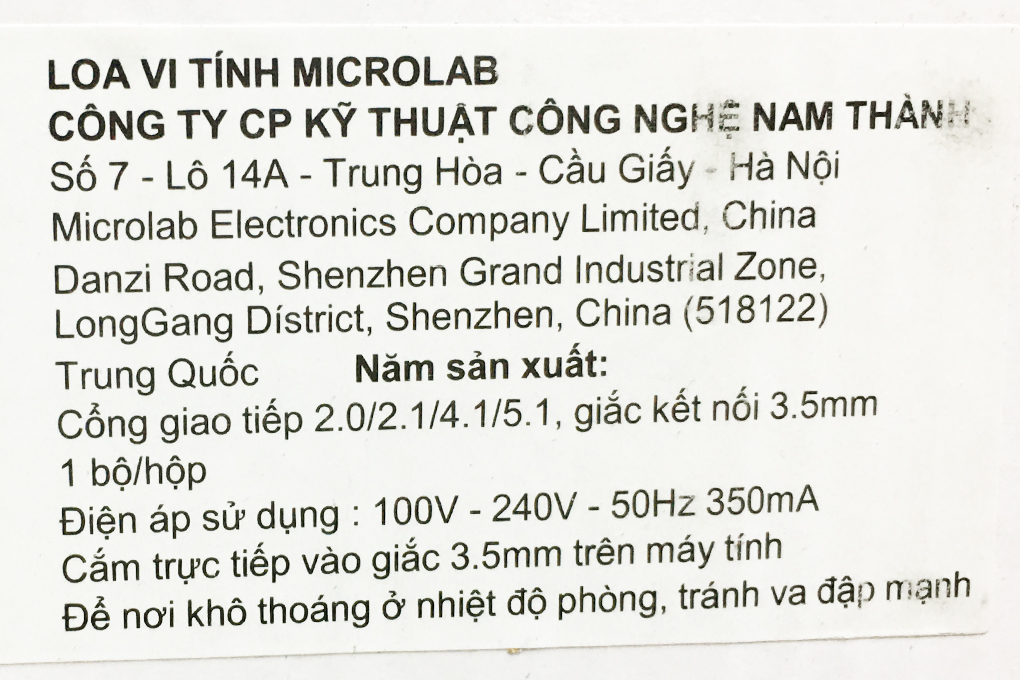 Loa vi tính Bluetooth Microlab M600BT Đen - 11