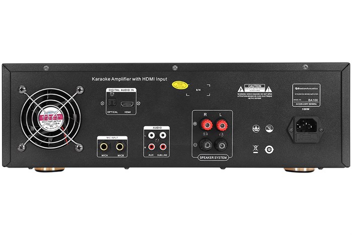 Amply Boston Acoustics BA100 200W Màu Đen