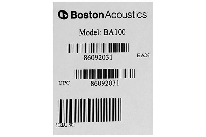 Amply Boston Acoustics BA100 200W Màu Đen
