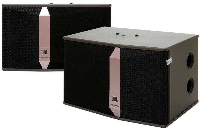 Cặp loa karaoke JBL KI510 700W Màu Đen - Vàng đồng