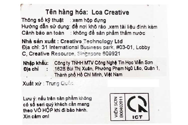 Loa vi tính Creative Pebble V2 Đen Màu Đen
