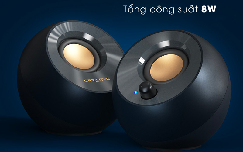 Loa vi tính Creative Pebble V2 Đen - Tổng công suất