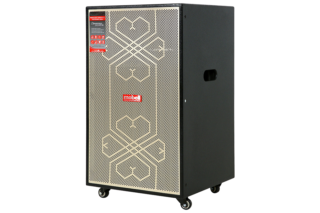 Loa kéo karaoke Mobell MK-6080 500W Màu Đen - Vàng