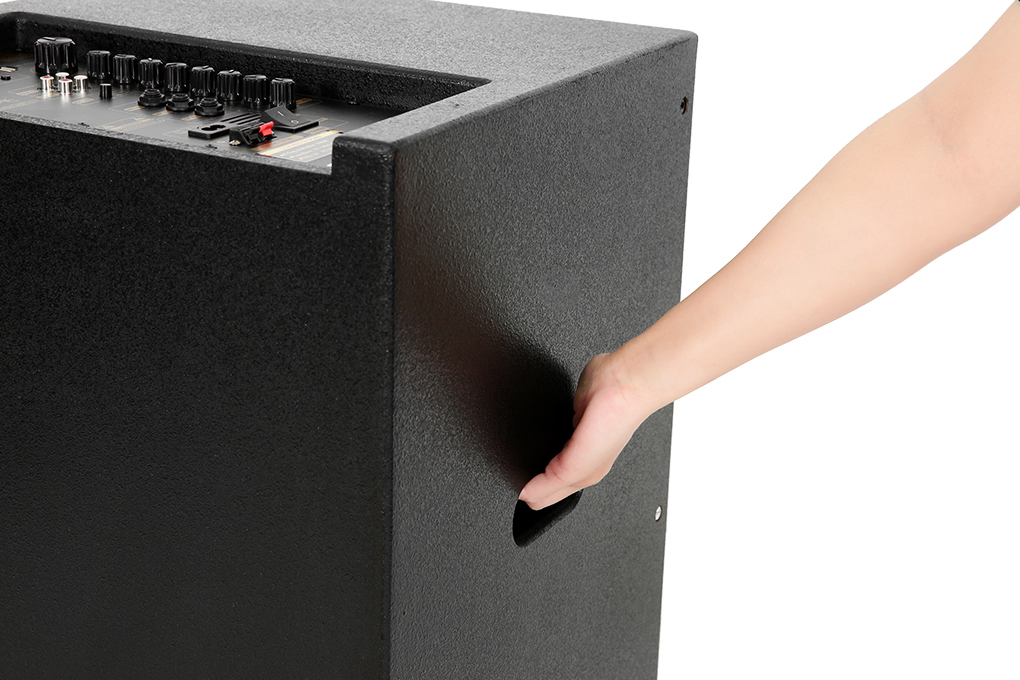 Loa kéo karaoke Mobell MK-6080 500W Màu Đen - Vàng