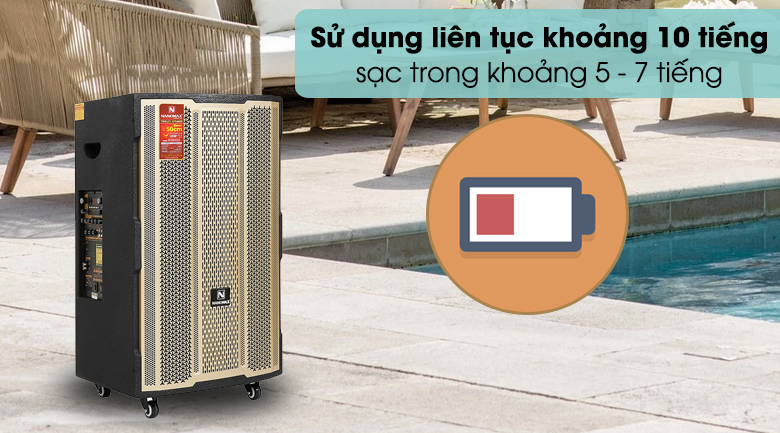 Loa kéo karaoke Nanomax S-3000 1200W