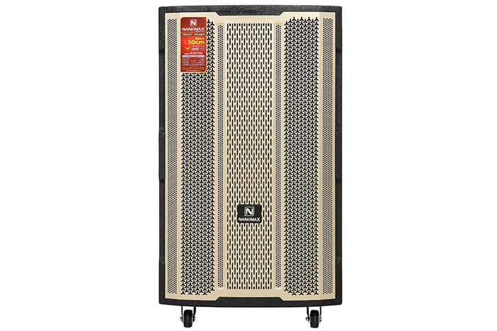 Loa kéo karaoke Nanomax S-3000 1200W Màu Đen - Vàng
