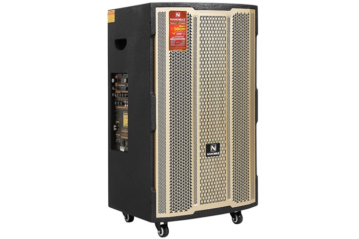 Loa kéo karaoke Nanomax S-3000 1200W Màu Đen - Vàng