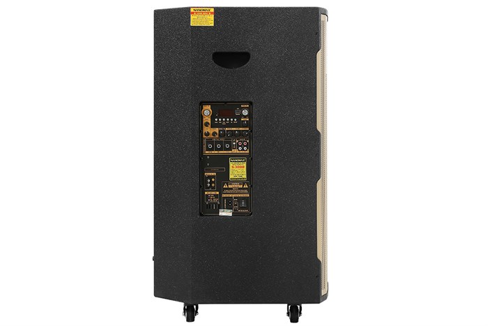 Loa kéo karaoke Nanomax S-3000 1200W Màu Đen - Vàng