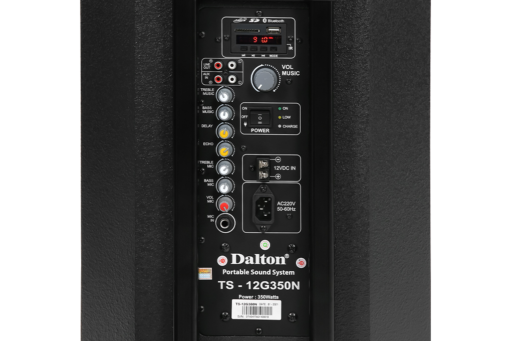 Bán loa Bluetooth Karaoke Dalton TS-12G350N