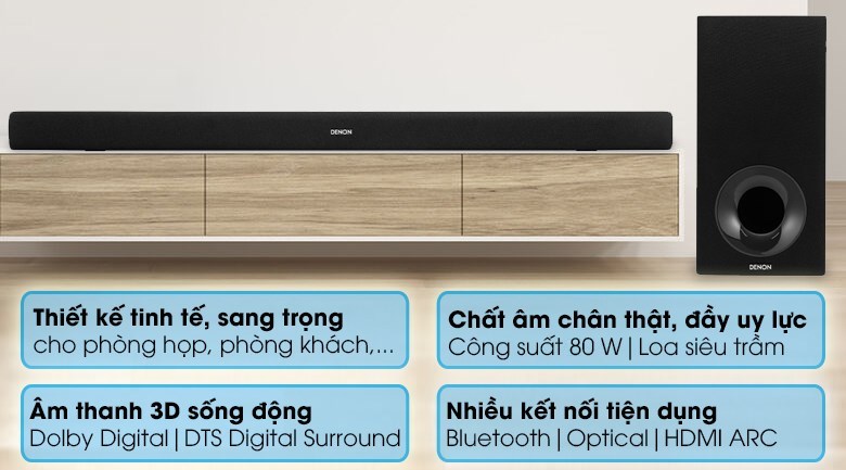 Cặp loa Soundbar Denon S316