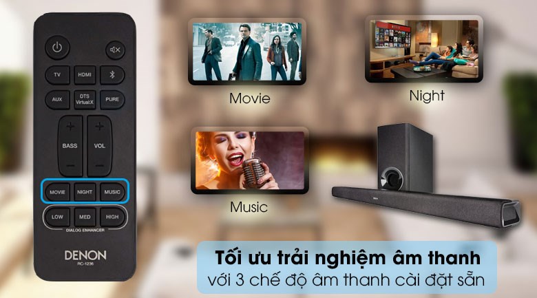 Bộ loa thanh Denon S316 80W