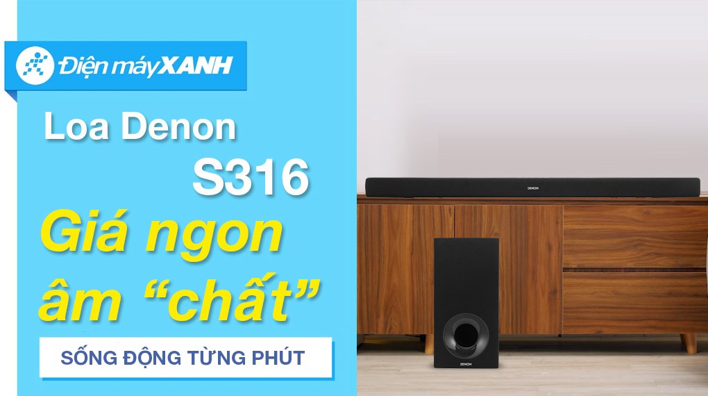 Bộ loa thanh Denon S316 80W