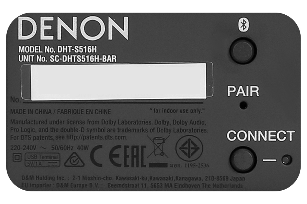 Cặp loa Soundbar Denon S516 chính hãng