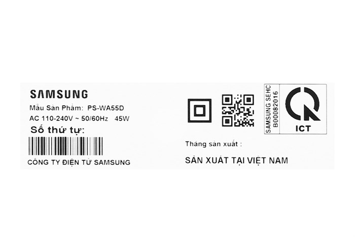 Loa thanh Samsung HW-A550 Màu Đen