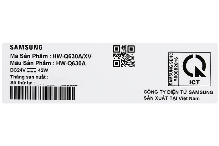 Loa thanh Samsung HW-Q630A Màu Đen