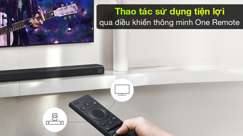 Loa thanh Samsung HW-Q700 - Điều khiển thông minh One Remote