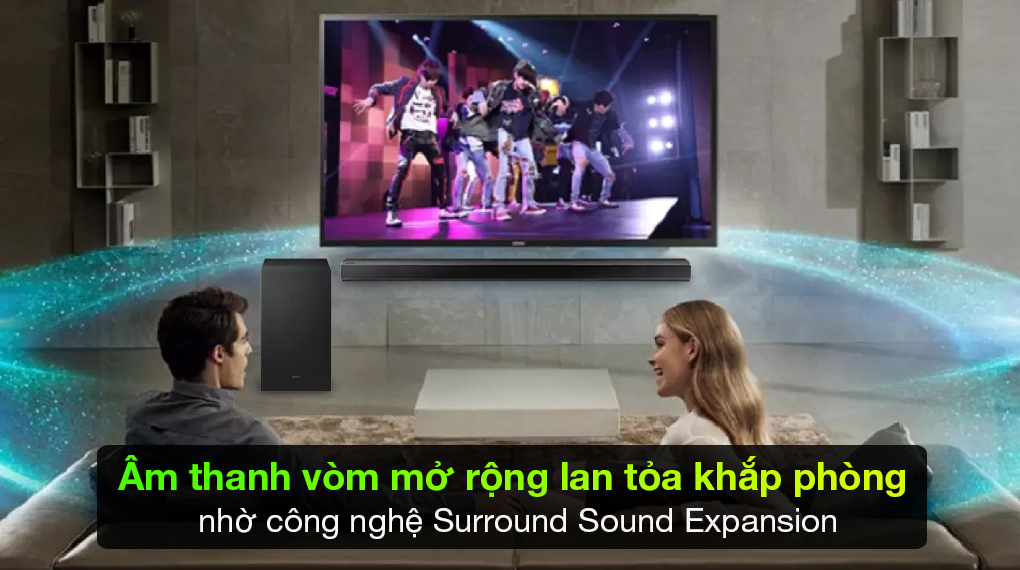 Loa thanh Samsung HW-Q700A - Mở rộng âm thanh vòm với công nghệ Surround Sound Expansion