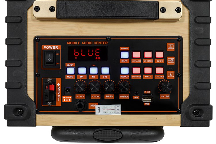 Loa kéo karaoke Mobell MK-2120C 30W Màu Đen - nâu