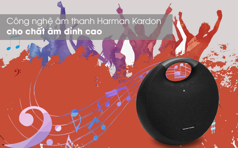 Âm thanh sống động - Loa Bluetooth Harman Kardon Onyx Studio 6