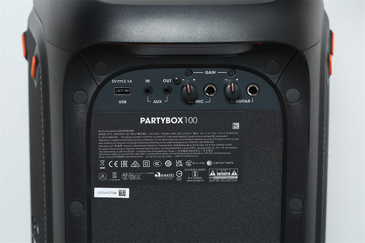Loa Bluetooth JBL Partybox 100 Đen Màu Đen